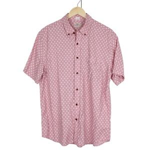 Faherty x B. Yellowtail Polo Shirt Men’s Large Organic Cotton Blend Geometric